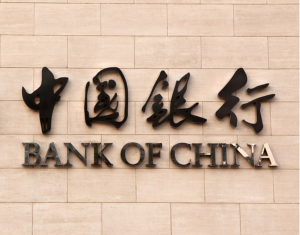 Bank of China sign